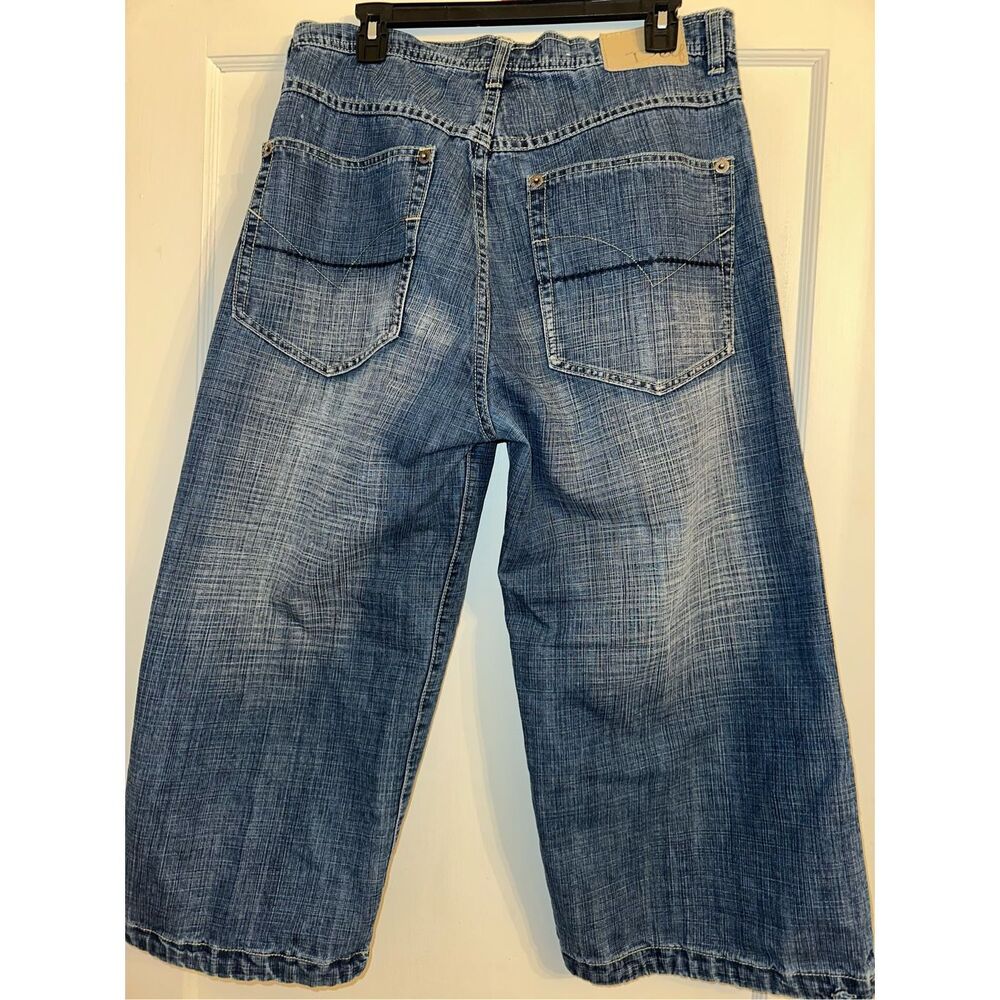 VTG Y2K Baggy loose denim Jean Shorts Mens DELF 36 x 23 Mall  Grunge,Skater